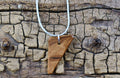 Handmade Coolibah Burl Wood Pendant Necklace - Rare Australian Wood, 20 inch Chain