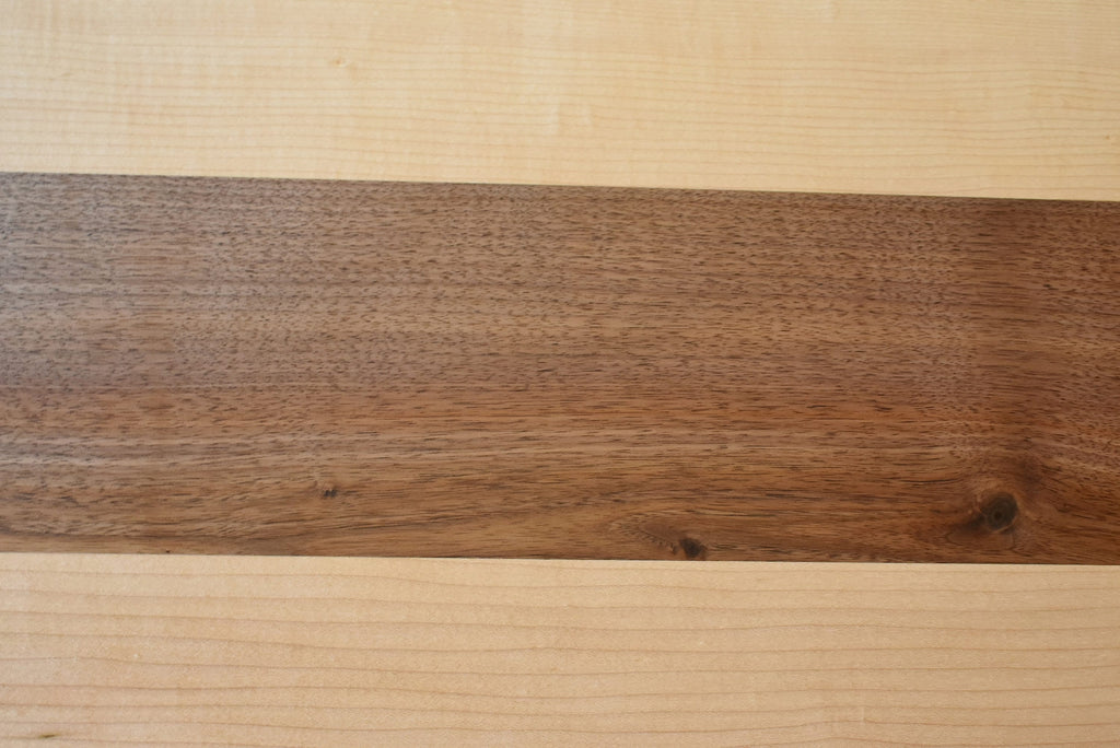 Handcrafted Maple Walnut Charcuterie Board: Long Serving Tray (12x31 Inches)