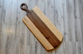 Handcrafted Maple Walnut Charcuterie Board: Long Serving Tray (12x31 Inches)