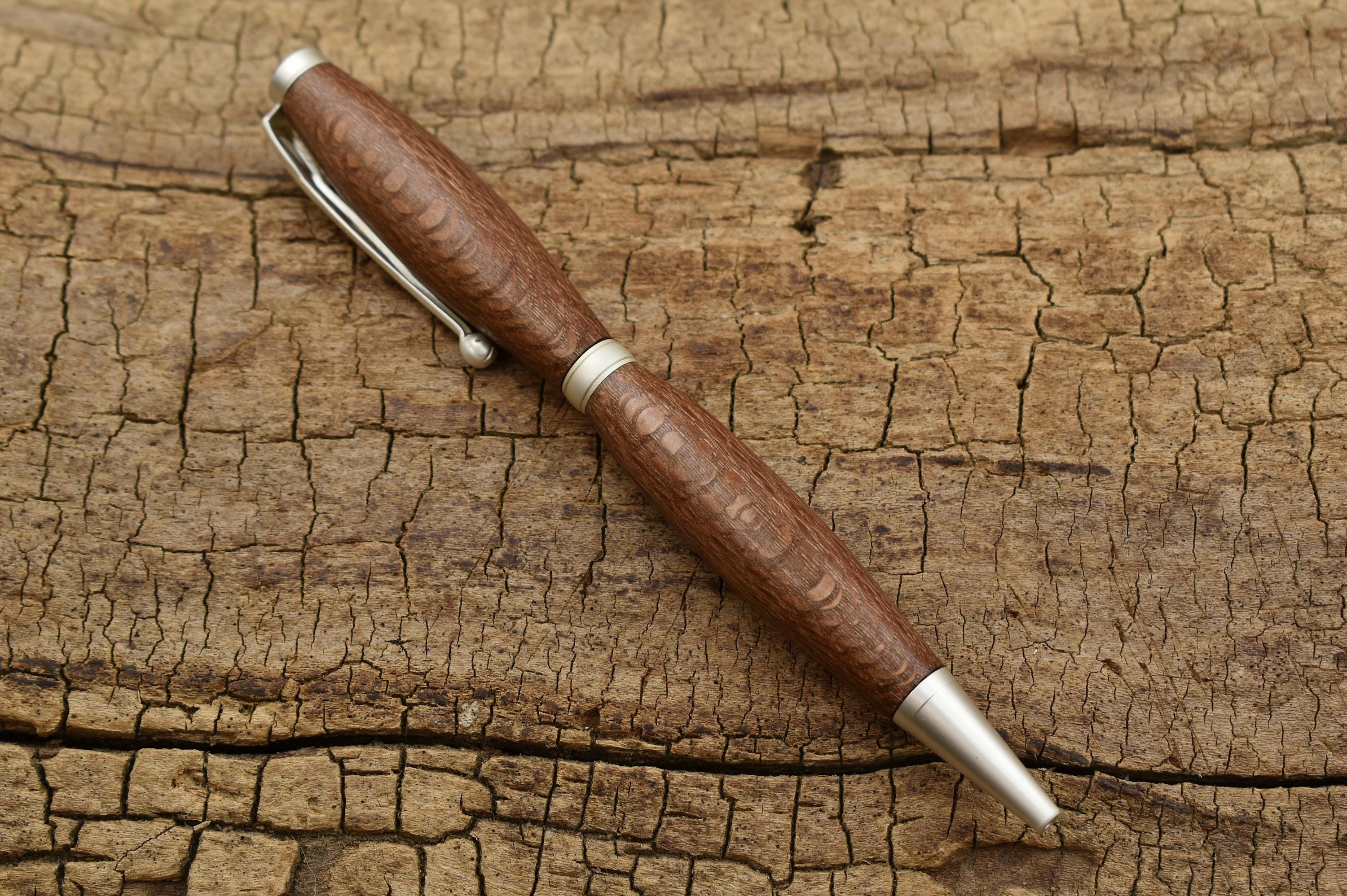 Hawaiian Macadamia Nut Wood Pen - Satin Pearl Finish