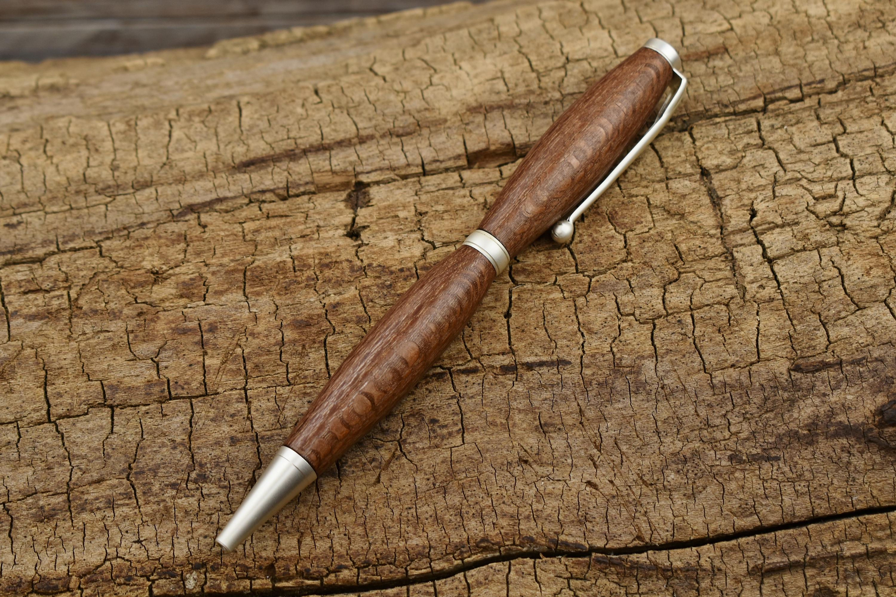 Hawaiian Macadamia Nut Wood Pen - Satin Pearl Finish