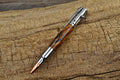 Hand Carved Ironwood Bolt Action Pen with Chrome Finish