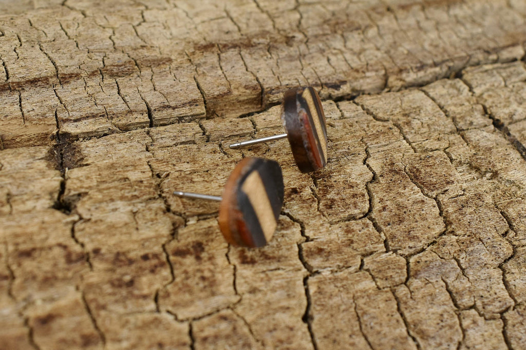 Handmade Resin Wood Studs - 1/2 Inch Diameter