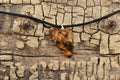 Olivewood Burl Wood Pendant Necklace - Adjustable  Adjustable 18-20 inch Jewelry