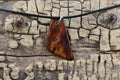 Handmade Honduran Rosewood Burl Wood Pendant Necklace (18-20inch Adjustable)