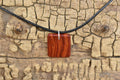 Brazilian Tulipwood Pendant Necklace - Adjustable 18-20 inch