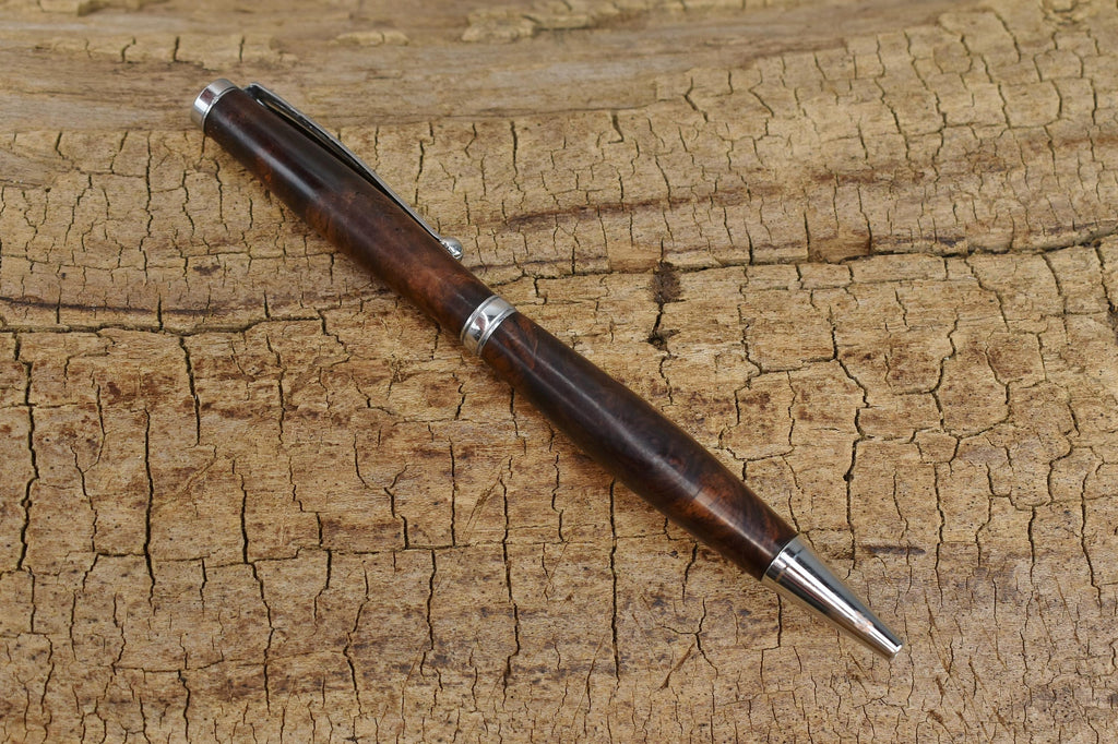 Rare Honduran Rosewood Burl Wood Pen - Wooden Pen - Groomsmen Gift - Father's Day Gift - Wedding Gift - Graduation Gift