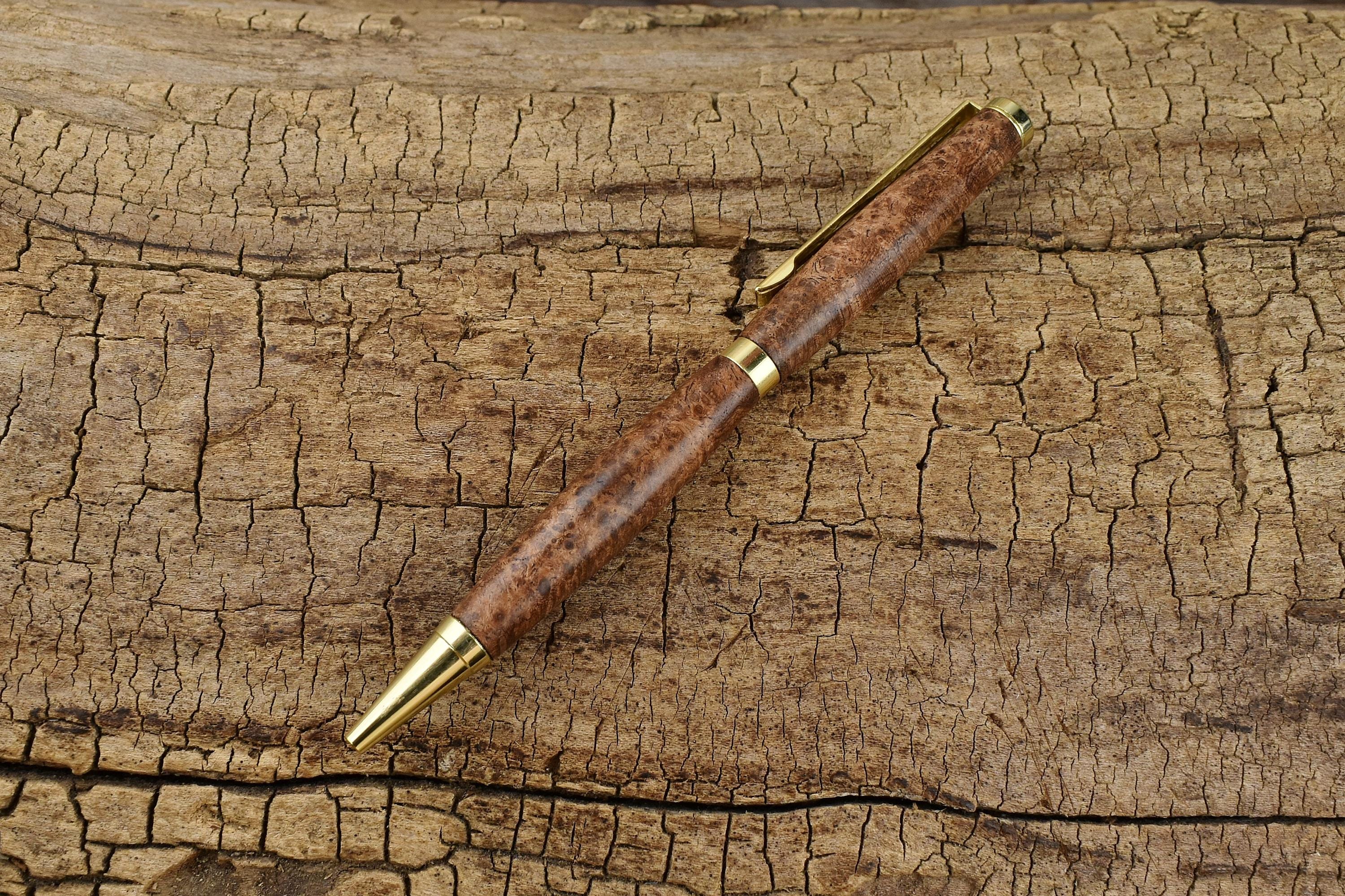 Rare Mesquite Burl Wood Pen - Luxury Gift for Groomsmen, Father's Day, Graduation, or Wedding