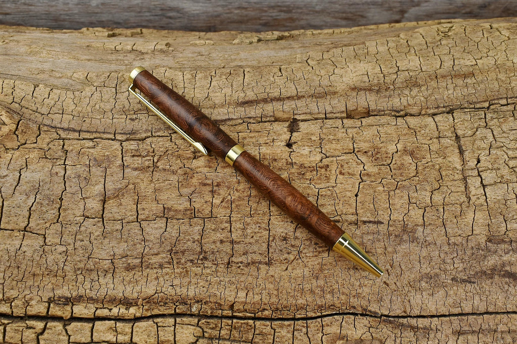 Rare Southeast Asian Pheobe Namnu Burl Wood Pen - Luxury Gift for Groomsmen, Father's Day, Graduation, or Wedding